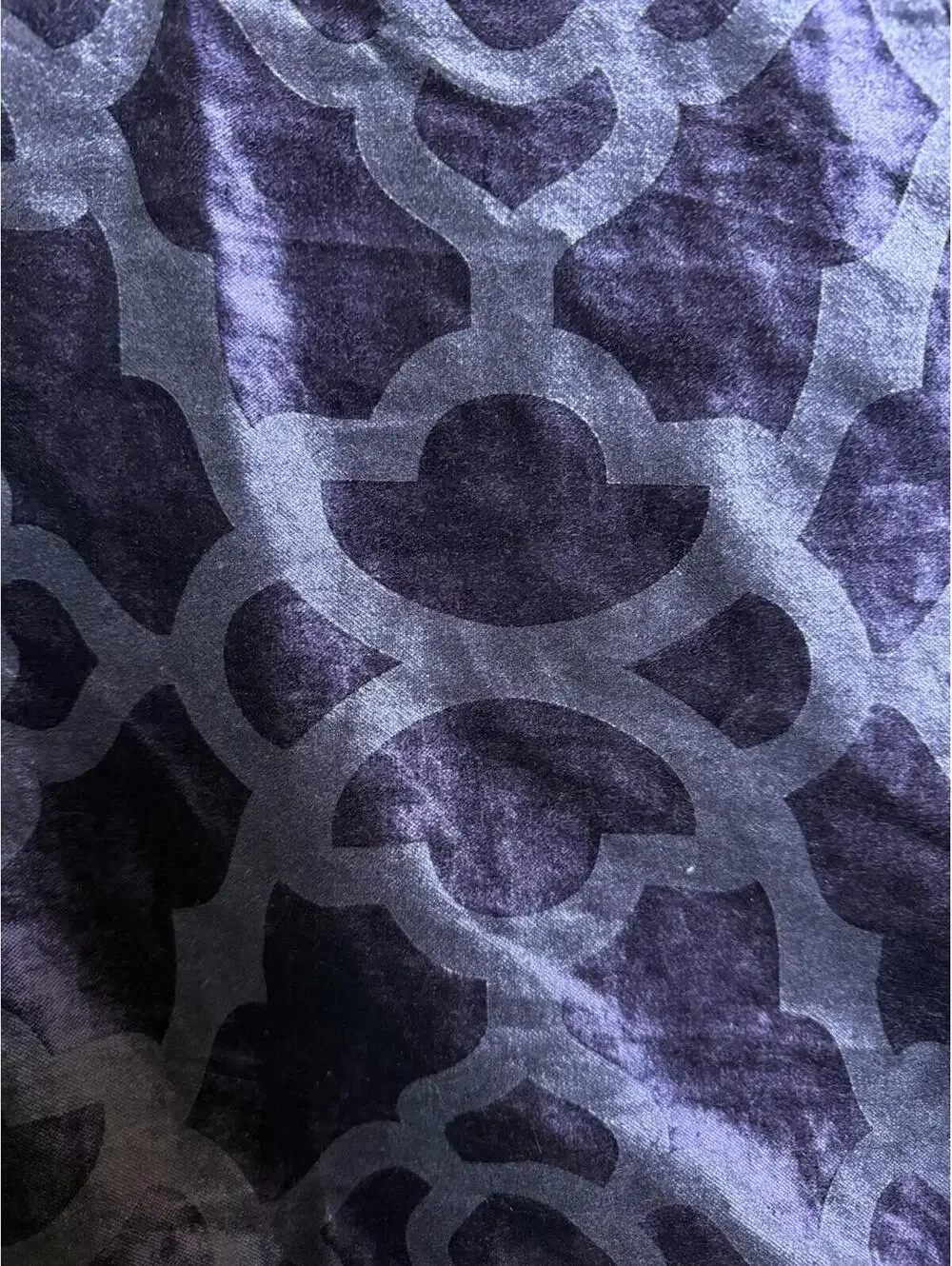 Z Gallerie Queen Duvet Cover Purple Velvet + 3 Euro Shams 26x26